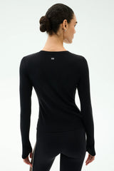 Airweight Lite Long Sleeve Waist Length - Black