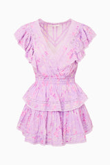 Gwen Heirloom Print Cotton Mini Dress