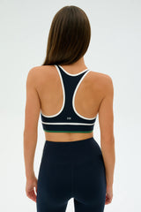 Layla Airweight Bra - Indigo/White