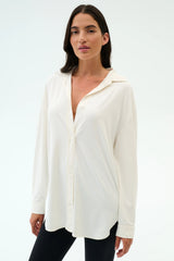 Kate Airweight Lite Button Down - White