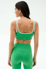 Cait Rigor Bra - Grass/White