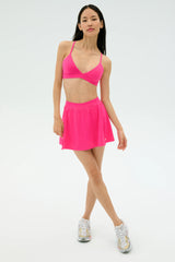 Venus High Waist Rigor Skort - Berry