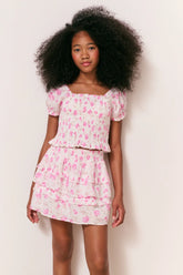 Girls Billie Heirloom Print Skirt