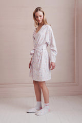 Couturebud x Roller Rabbit Candy Heart Stripe Blake Robe
