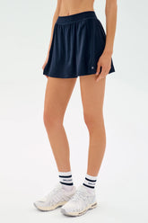 Venus High Waist Rigor Skort - Indigo
