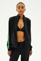 Max Rigor Track Jacket - Black/Grass