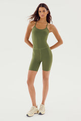 Airweight 6” Short Jumpsuit - Olive