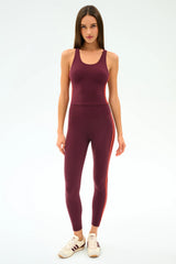 Ella High Waist Airweight 7/8 - Dark Cherry/Valencia