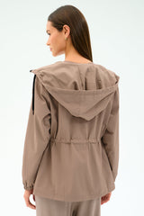Reggie Water Repellent Jacket - Latte/Black