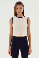 Logan Mesh Tank With Stripe