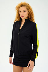 Max Rigor Track Jacket - Black/Chartreuse