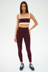 Monah Rigor Bra - Dark Cherry/Creme