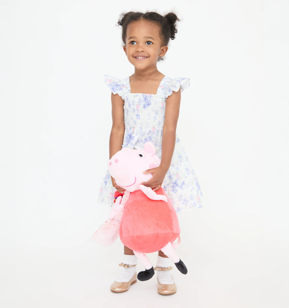 Couturebud The Peppa Pig Baby Ellie Nap Dress -  Lilac Floral