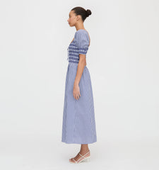 CouturebudThe Madeline Nap Dress - Navy Gingham