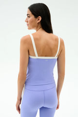 Monah Rigor Tank - Purple Haze/White