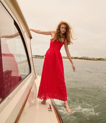 Couturebud The Anjuli Nap Dress - Poppy Lace