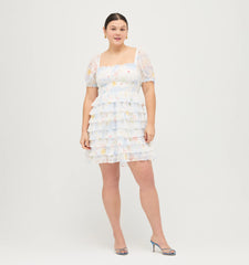 Couturebud The Mimi Nap Dress - Celestial Floral Georgette