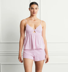 Couturebud The Perri Sleep Tank - Bubblegum Gingham
