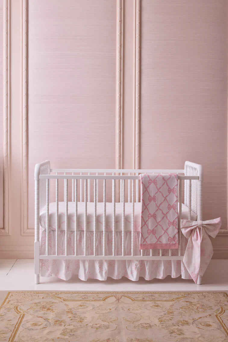 Embroidered Crib Skirt