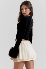 Catriona Black Velvet Bra