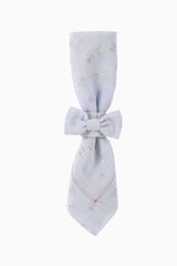 Yarn Dye Printed Bow Napkin Rings - Set of 4