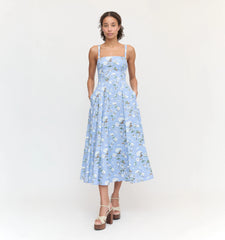Couturebud The Margot Dress - Sky Bluebonnet