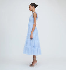 Couturebud The Tulle Ellie Nap Dress - Powder Blue Tulle