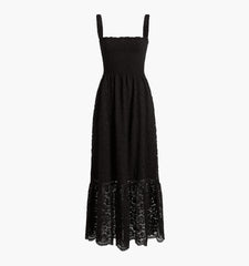 Couturebud The Lace Anjuli Nap Dress - Black Lace