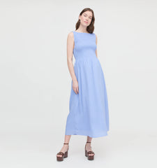 Couturebud The Maternity Cosima Nap Dress - Bluebird