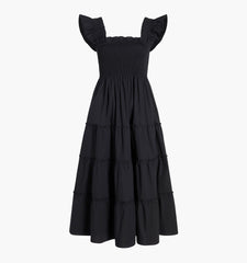 Couturebud The Maternity Ellie Nap Dress - Black Cotton
