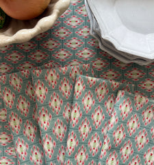 Couturebud The Napkin Set of 4 - Raspberry Ikat