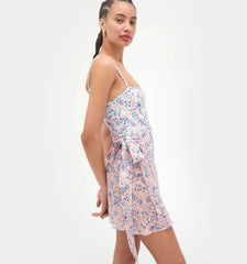 Couturebud The Mini Ballet Pareo - Pink Basketweave Vine