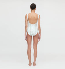 Couturebud The Tessa One Piece - Green Provence Floral