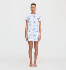 CouturebudThe Maggie Nightgown - Blue Sweet Peas