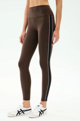 Margot Rigor Legging - Dark Chocolate/Black
