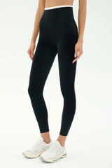 Dual High Waist Airweight 7/8 - Black/White