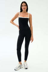 Clare High Waist Rigor 7/8 - Black/White