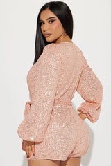 Take Me Dancing Sequin Romper