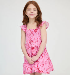 Couturebud The Tiny Ellie Nap Dress - Pink Sweet Peas