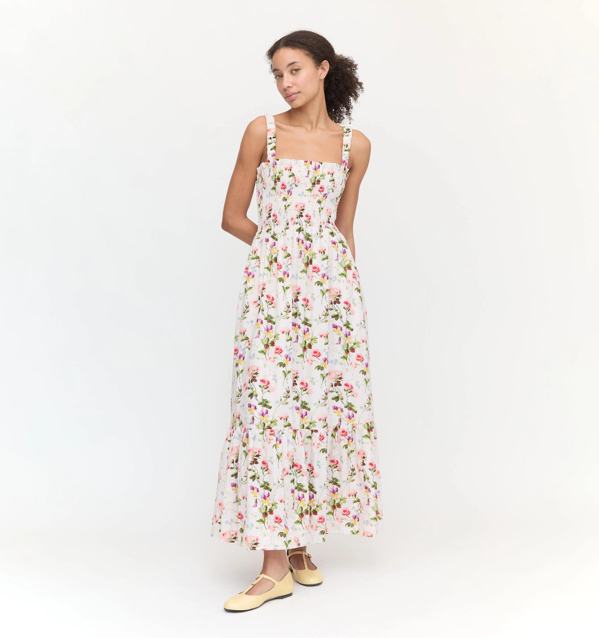 Couturebud The Anjuli Nap Dress - Pink Bluebonnet