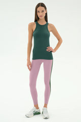 Kiki Rib Tank Full Length - Military