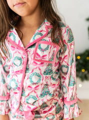 Satin Loungewear Set - Wreath & Wonder