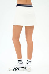Kaia Active Rib Skort - White