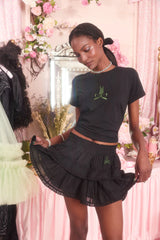 Wicked x Couturebud Ruffle Mini Skirt