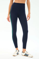 Amber Airweight High Waist 7/8 - Indigo/Spearmint