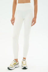 Airweight Rib High Waist 7/8 - White