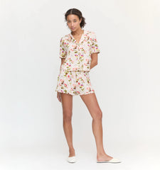 Couturebud The Paige Pajama Set - Pink Bluebonnet