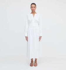 Couturebud The Delphine Nap Skirt - White