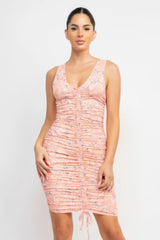 Ditsy Floral Ruching Dress