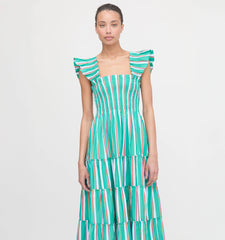Couturebud The Ellie Nap Dress - Sunset Stripe